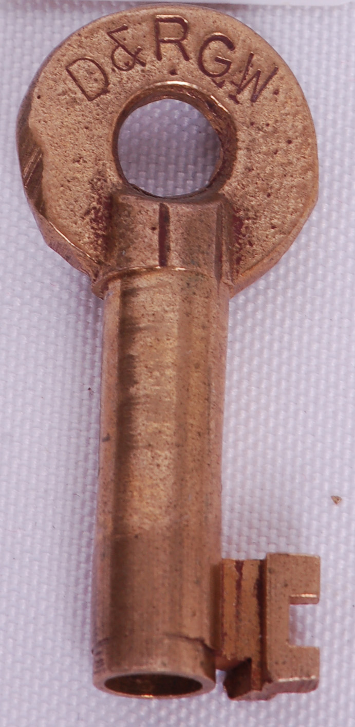 101 - Denver and Rio Grande Western Railroad Adlake Switch Lock Key thumbnail