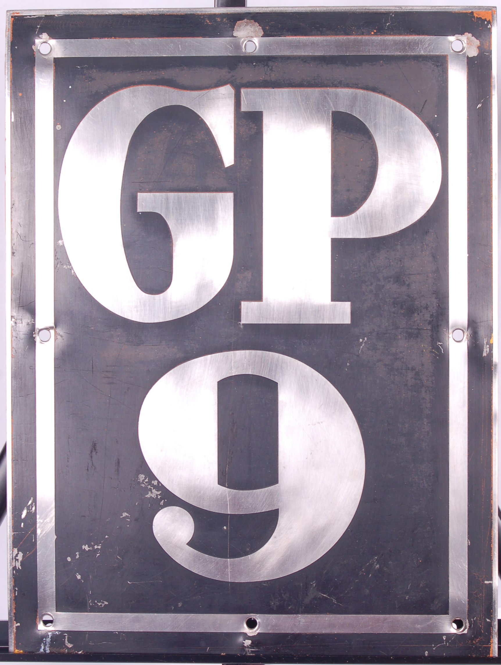 105 - Milwaukee Road Railroad Stainless Steel GP-9 Designation Plate thumbnail