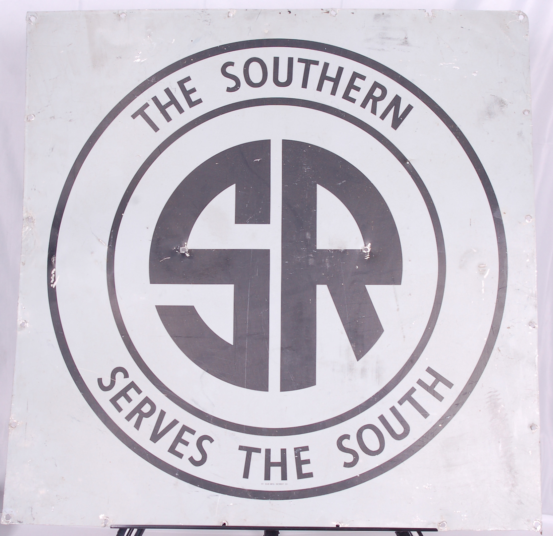 167 - Kux Manufacturing Southern Railway Metal Sign thumbnail