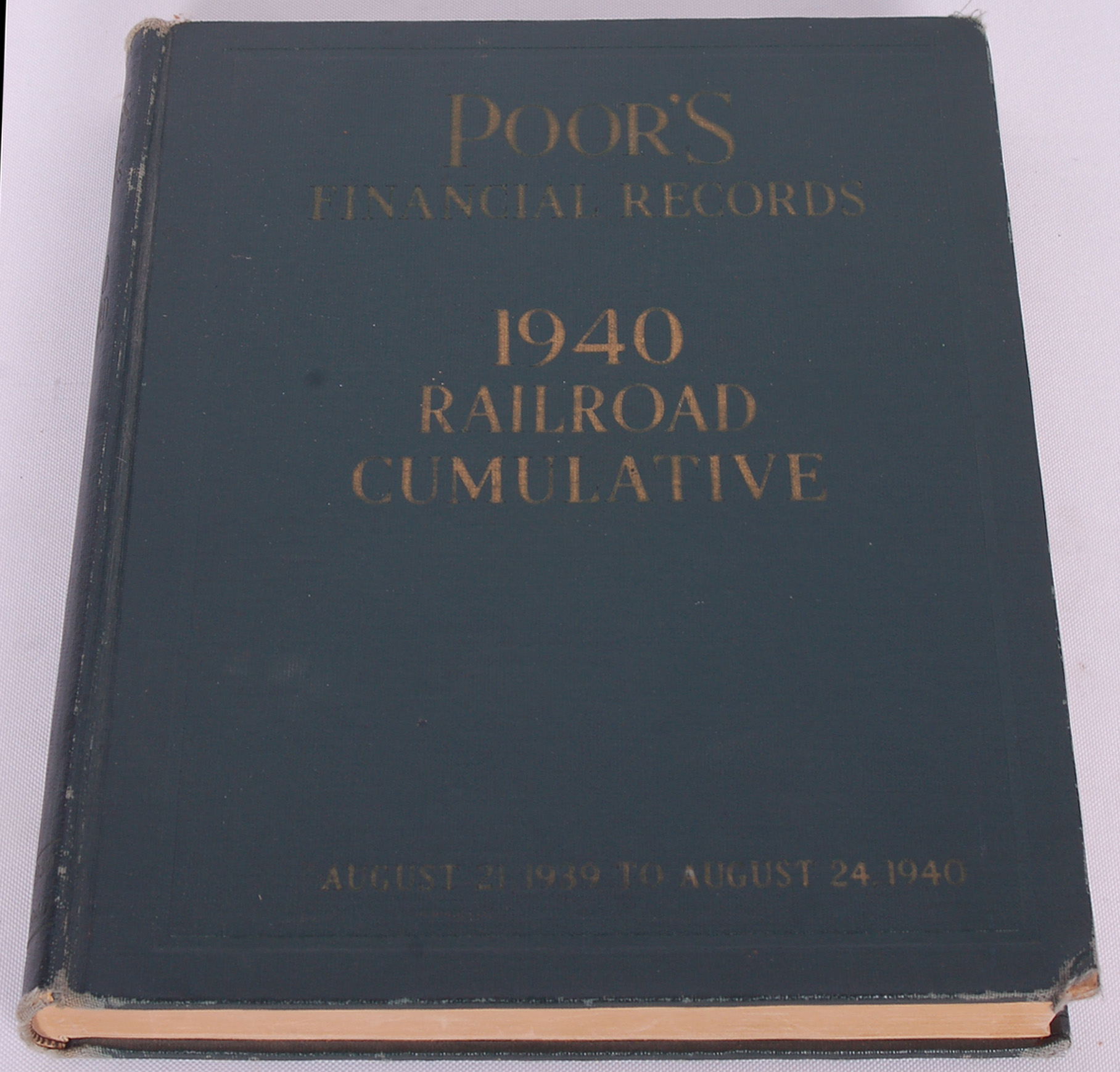 175 - Poor's Financial Records 1940 Railroad Cumulative thumbnail