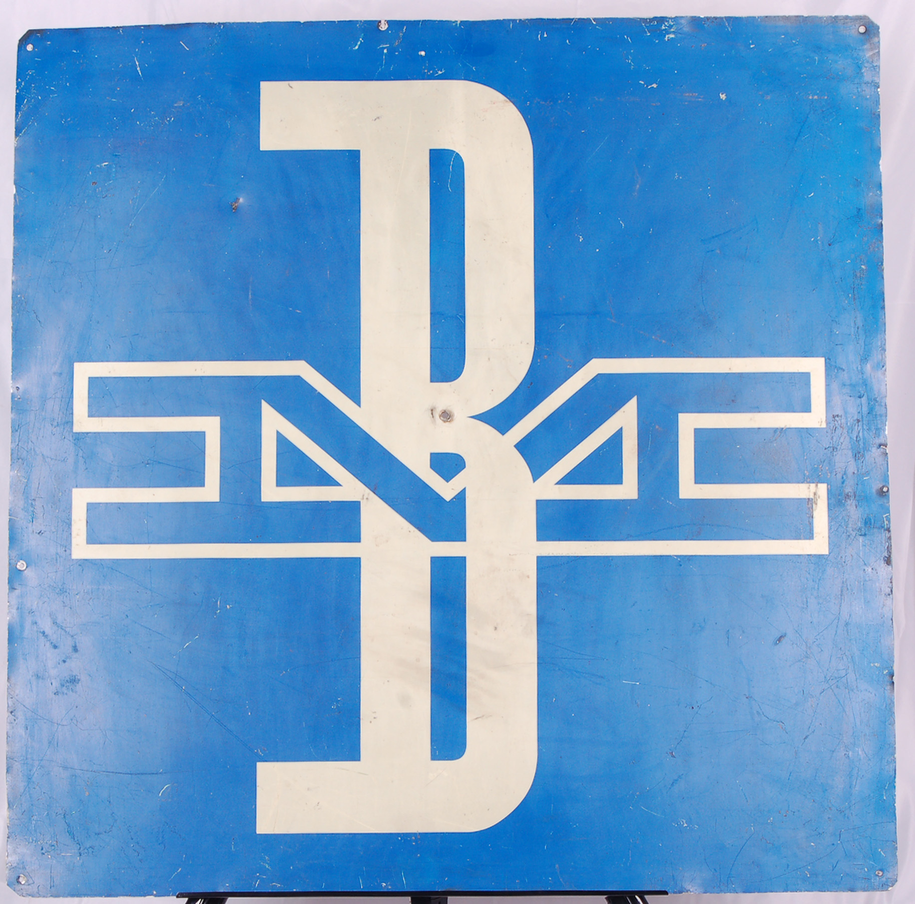 184 - Boston and Maine Railroad Metal Sign thumbnail