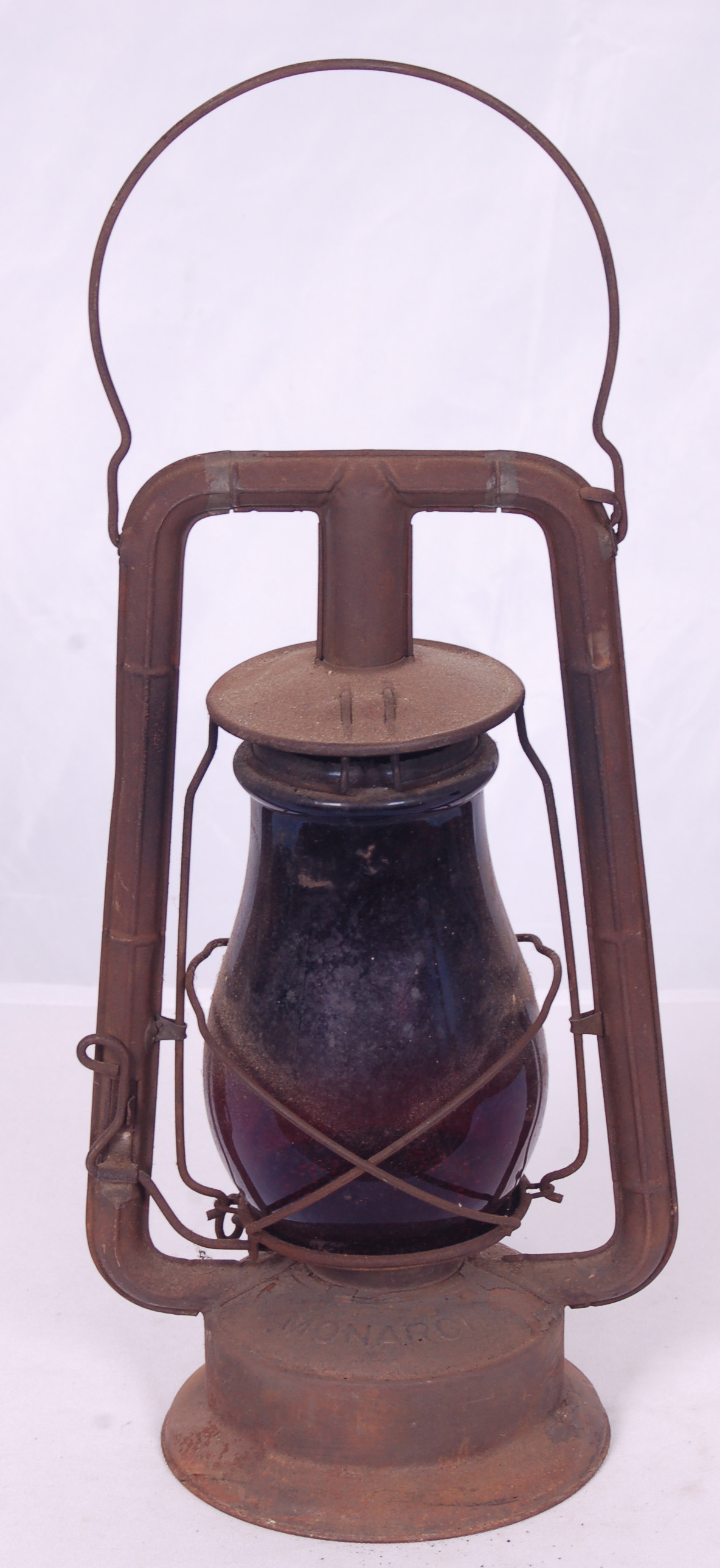 185 - Dietz Monarch Lantern w/ Ruby Red Globe thumbnail