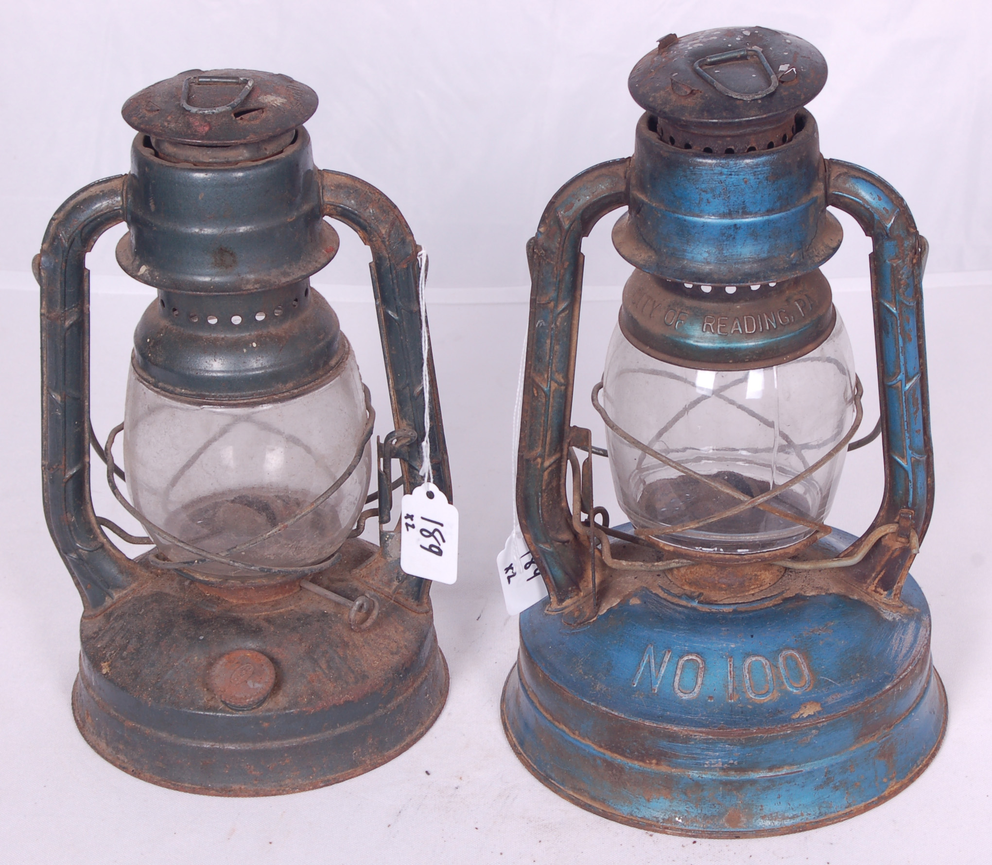 189 - Dietz Little Wizard Clear Globe Lantern and No. 100 Clear Globe Lantern thumbnail