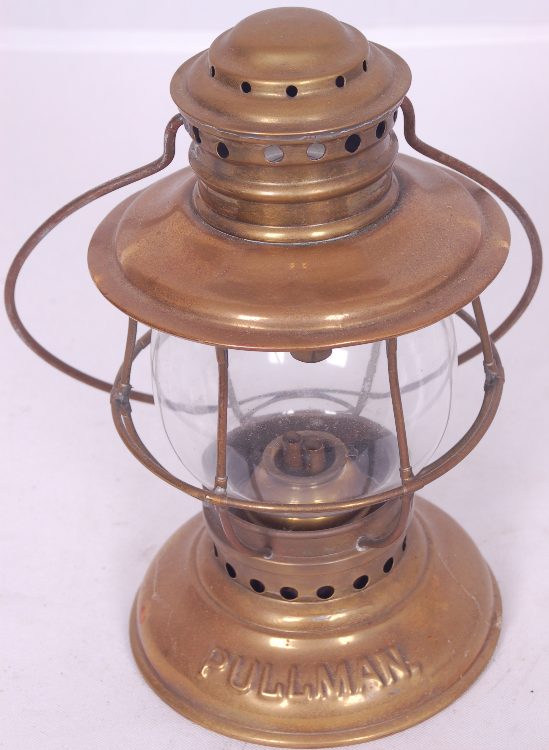191 - Adams & Westlake Brass Pullman Conductors Lantern thumbnail