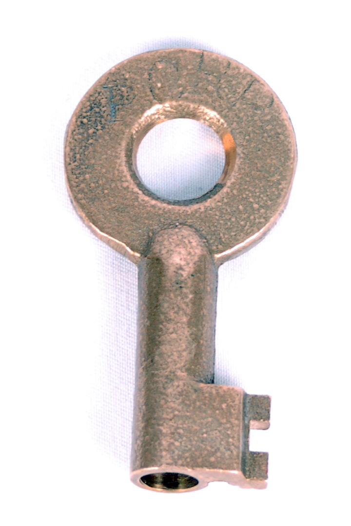 240A - Adlake Penn Central Railroad Brass Switch Key thumbnail