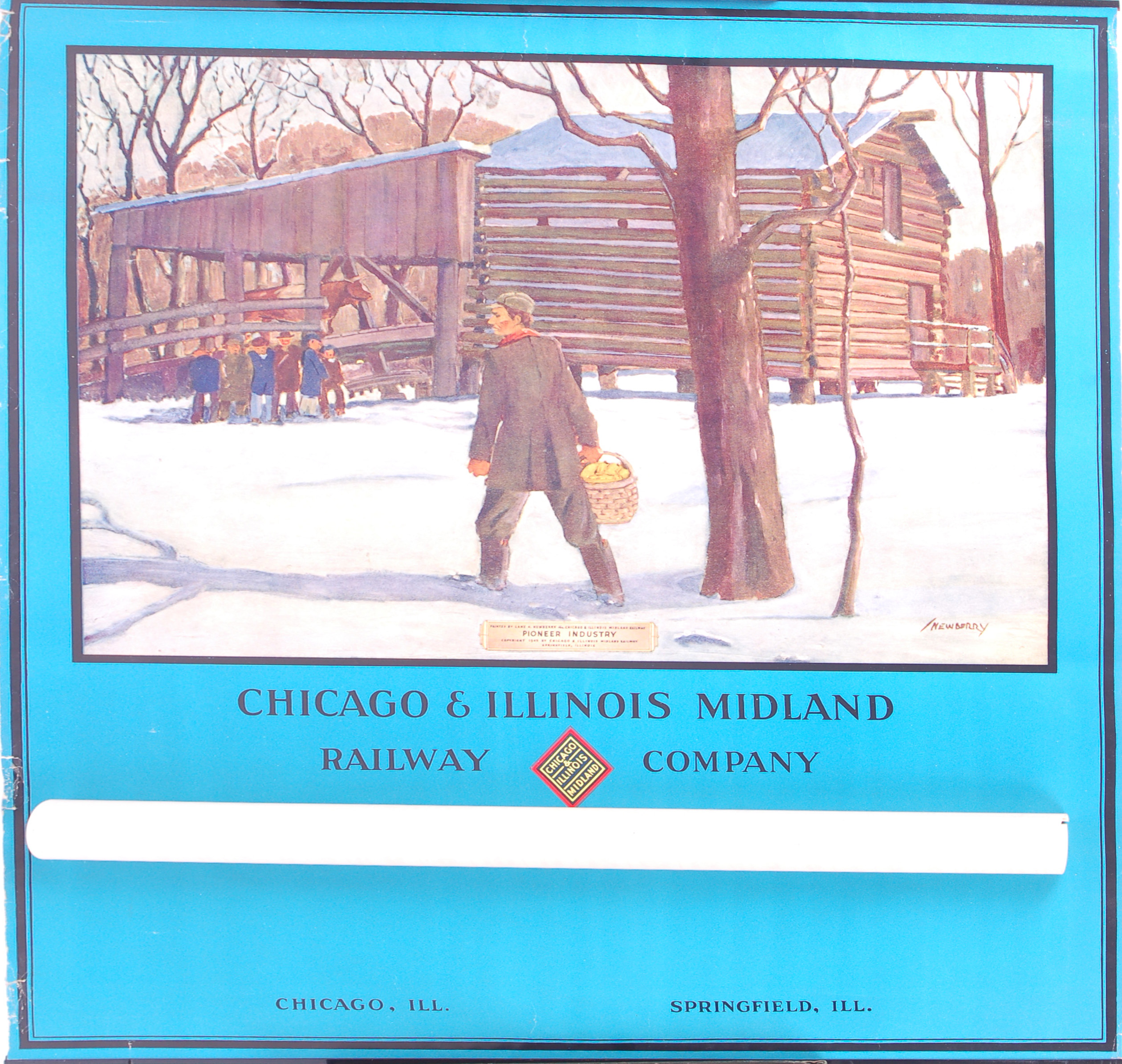 241B - Chicago and Illinois Midland Railroad 1946 Calendar - 