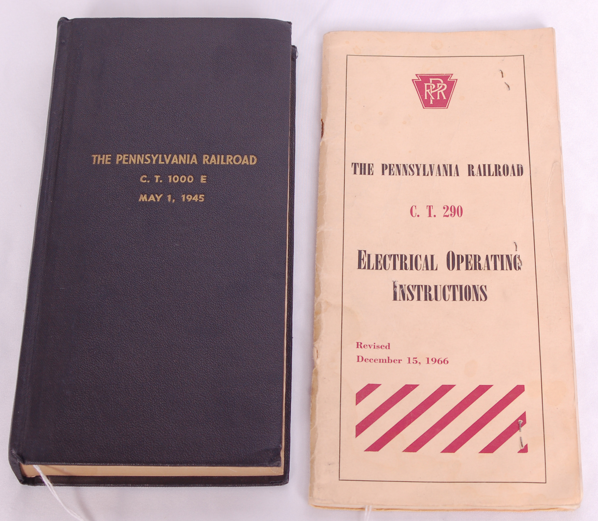 245 - Pennsylvania Railroad CT 1000 E 1945 List of Stations and Sidings Book and CT 290 Electrical Operating Instructions thumbnail