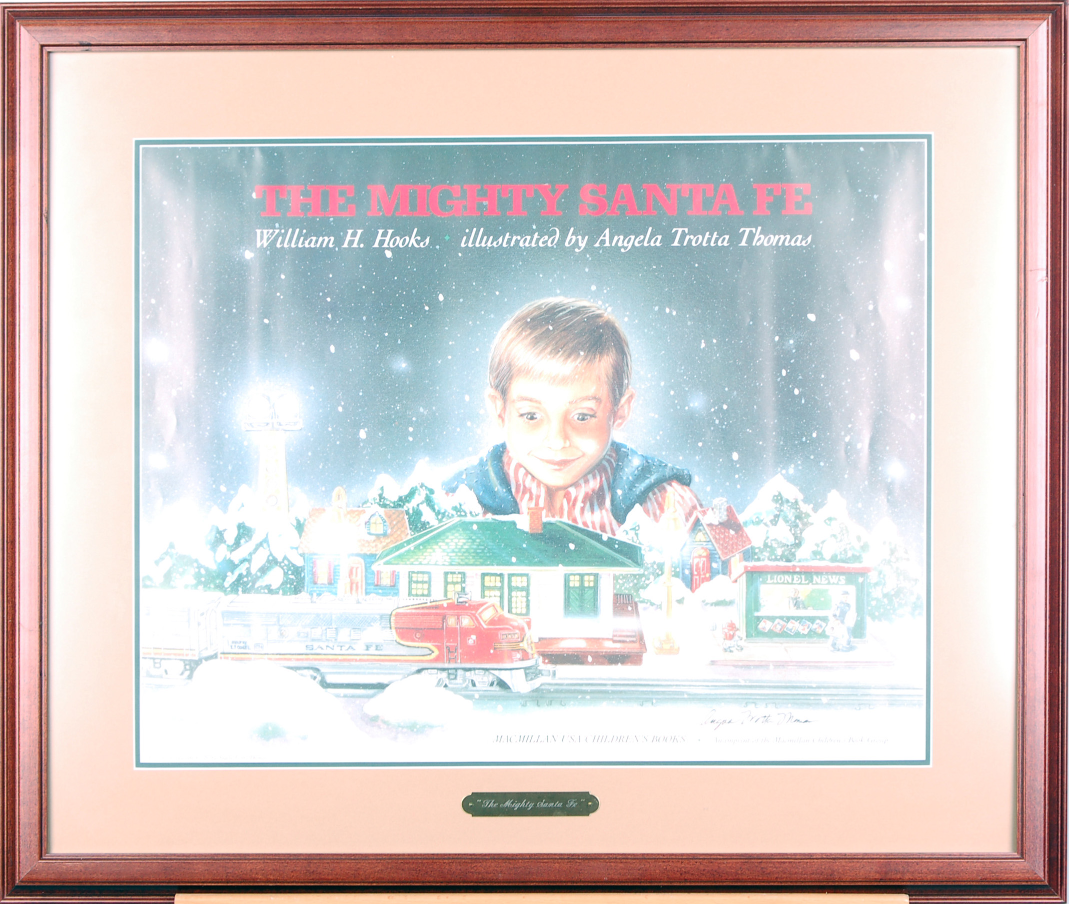 3 - The Mighty Santa Fe - Framed book cover print thumbnail