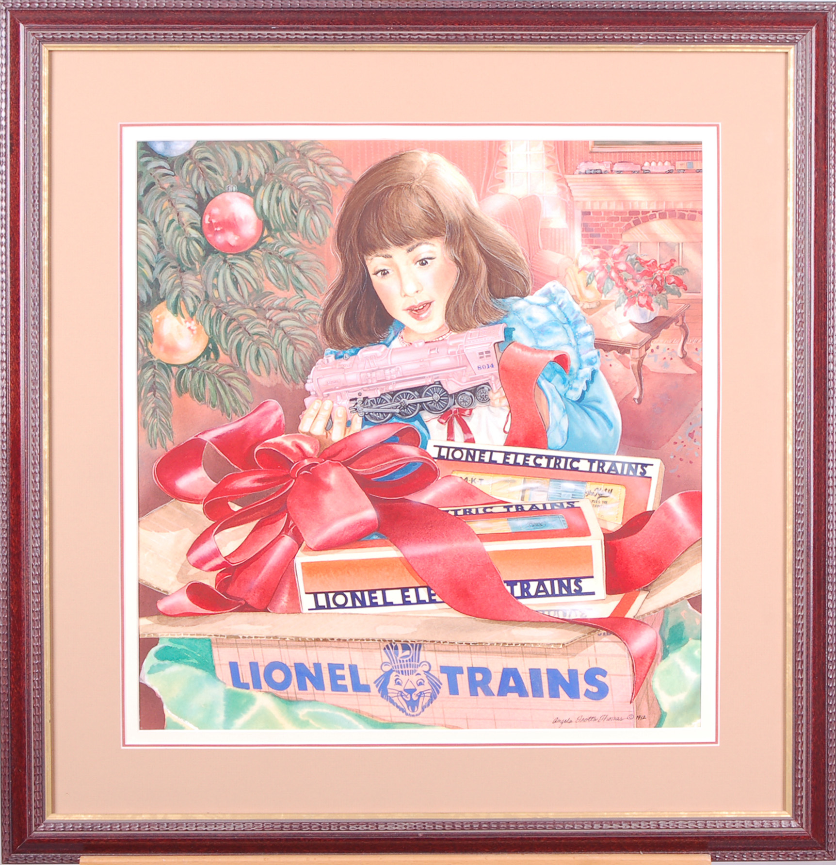 21 - Just Like Moms - Original watercolor painting thumbnail