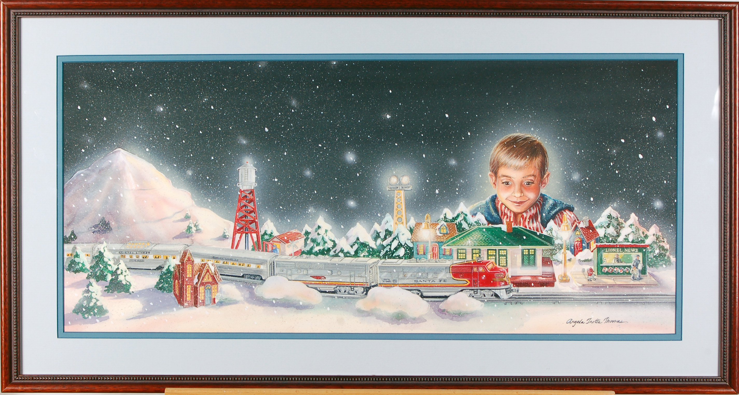 23 - The Mighty Santa Fe - Original cover painting thumbnail