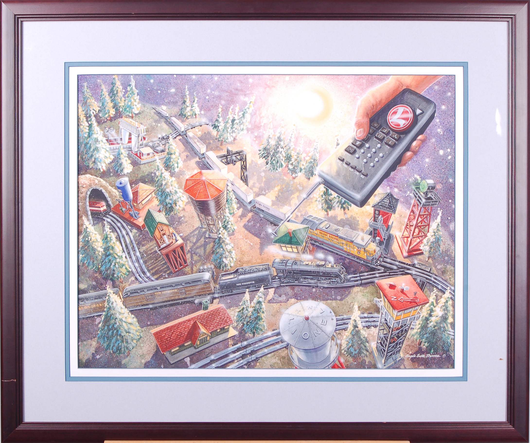 30 - Controlling the Magic - Original watercolor painting thumbnail