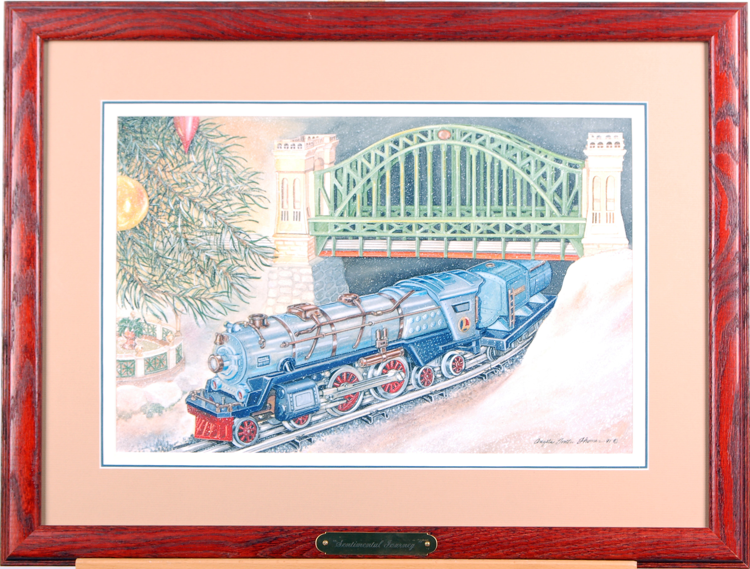 32 - Sentimental Journey - Original watercolor painting thumbnail