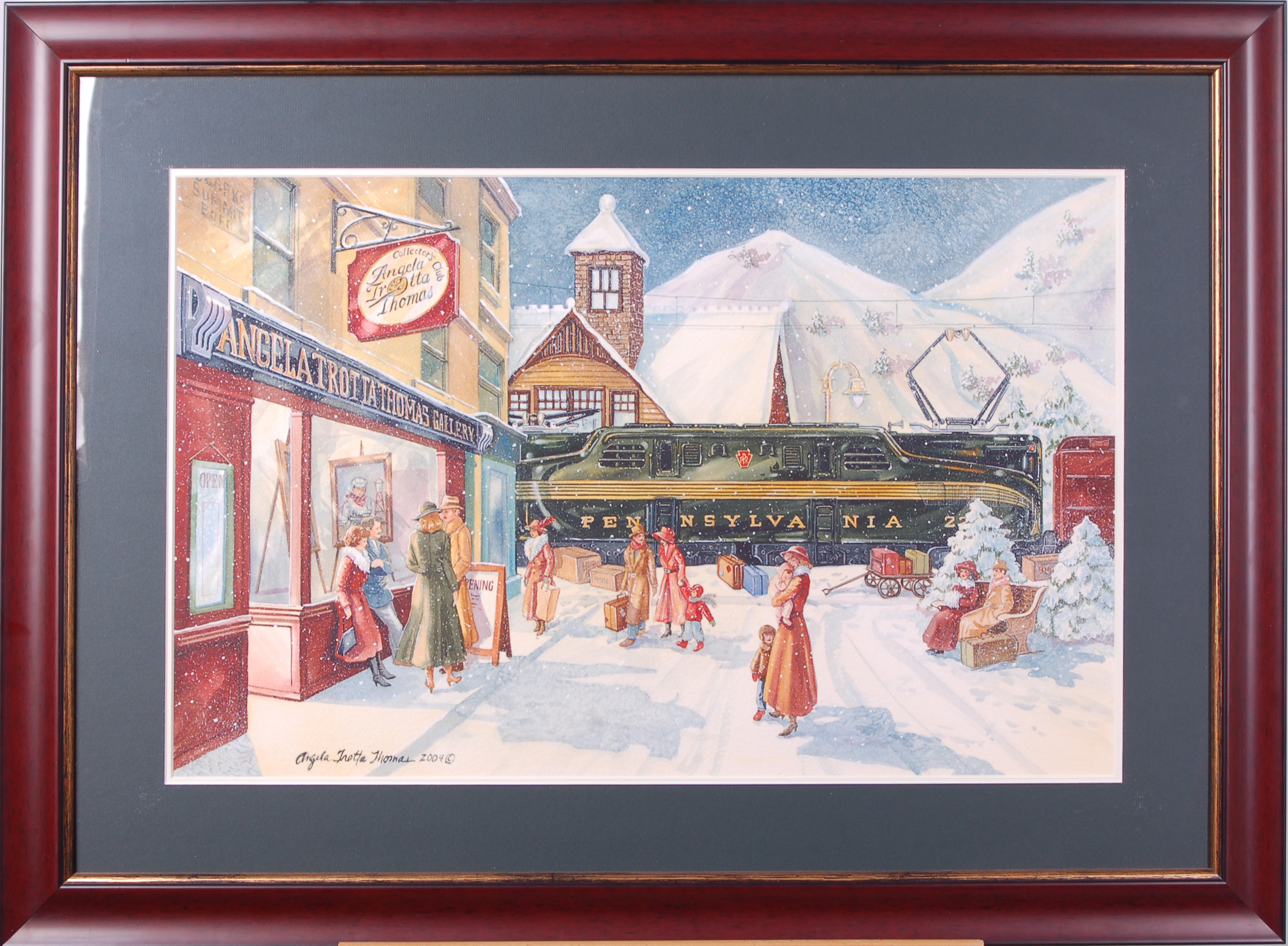 35 - The Grand Opening - Original Watercolor on Paper thumbnail