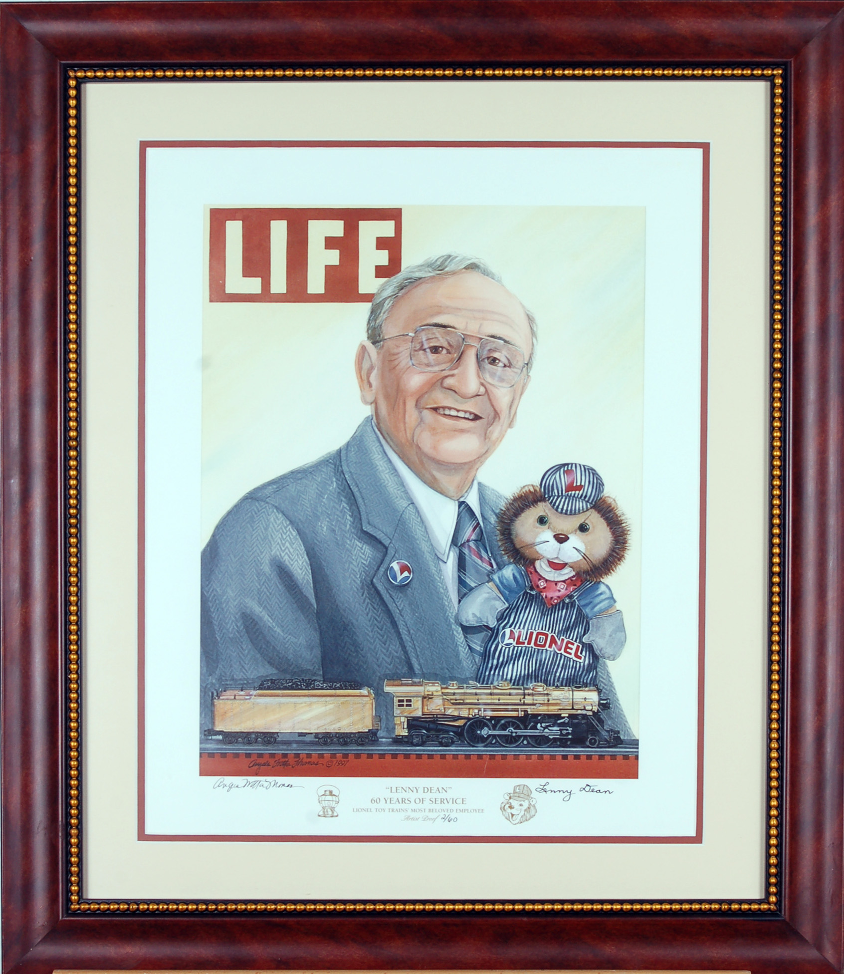 43 - Lenny Dean - 60 Years of Service - Artist Proof #2 of 60 thumbnail