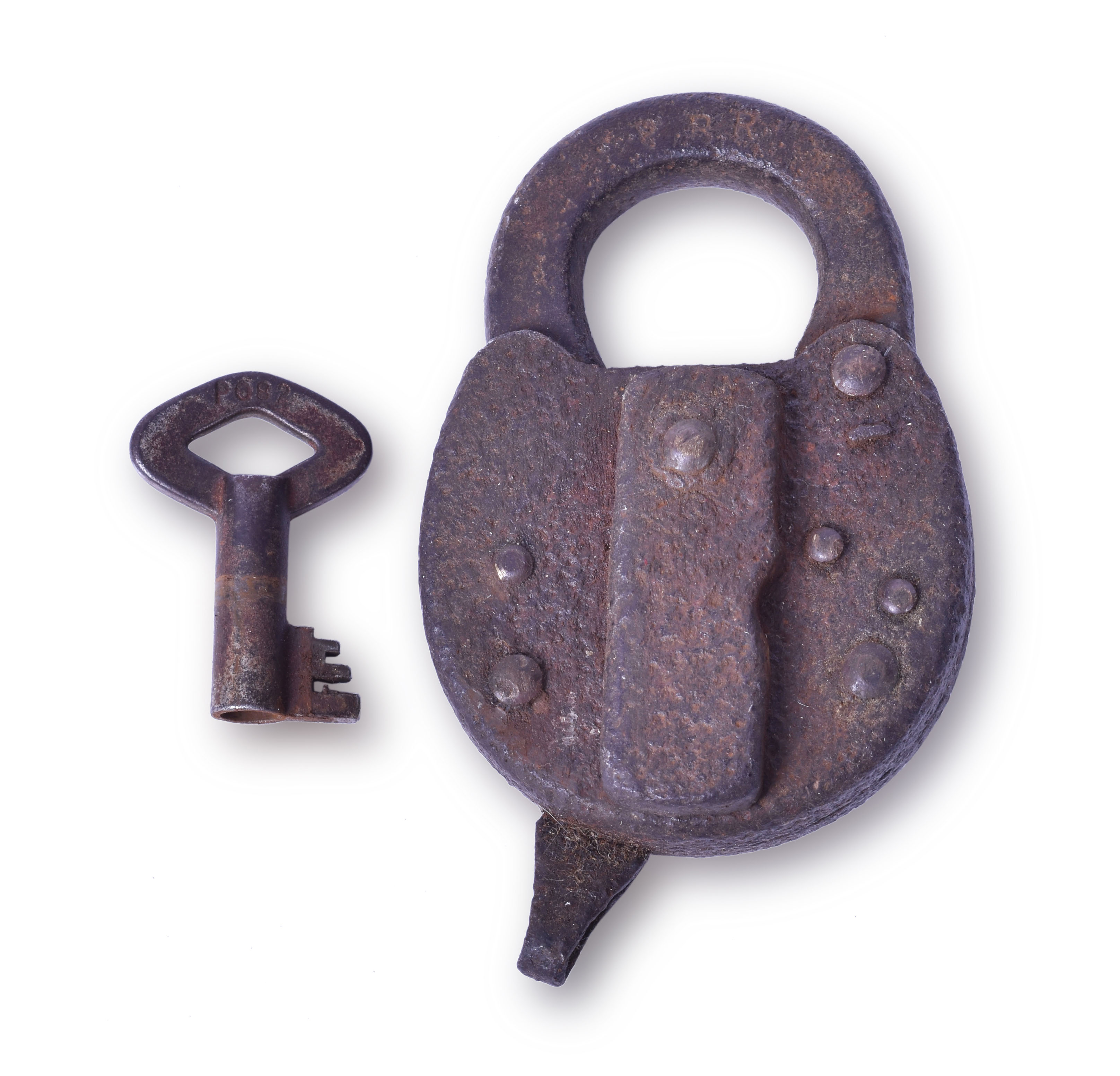 44 - Pennsylvania Railroad Lock w/ Key thumbnail
