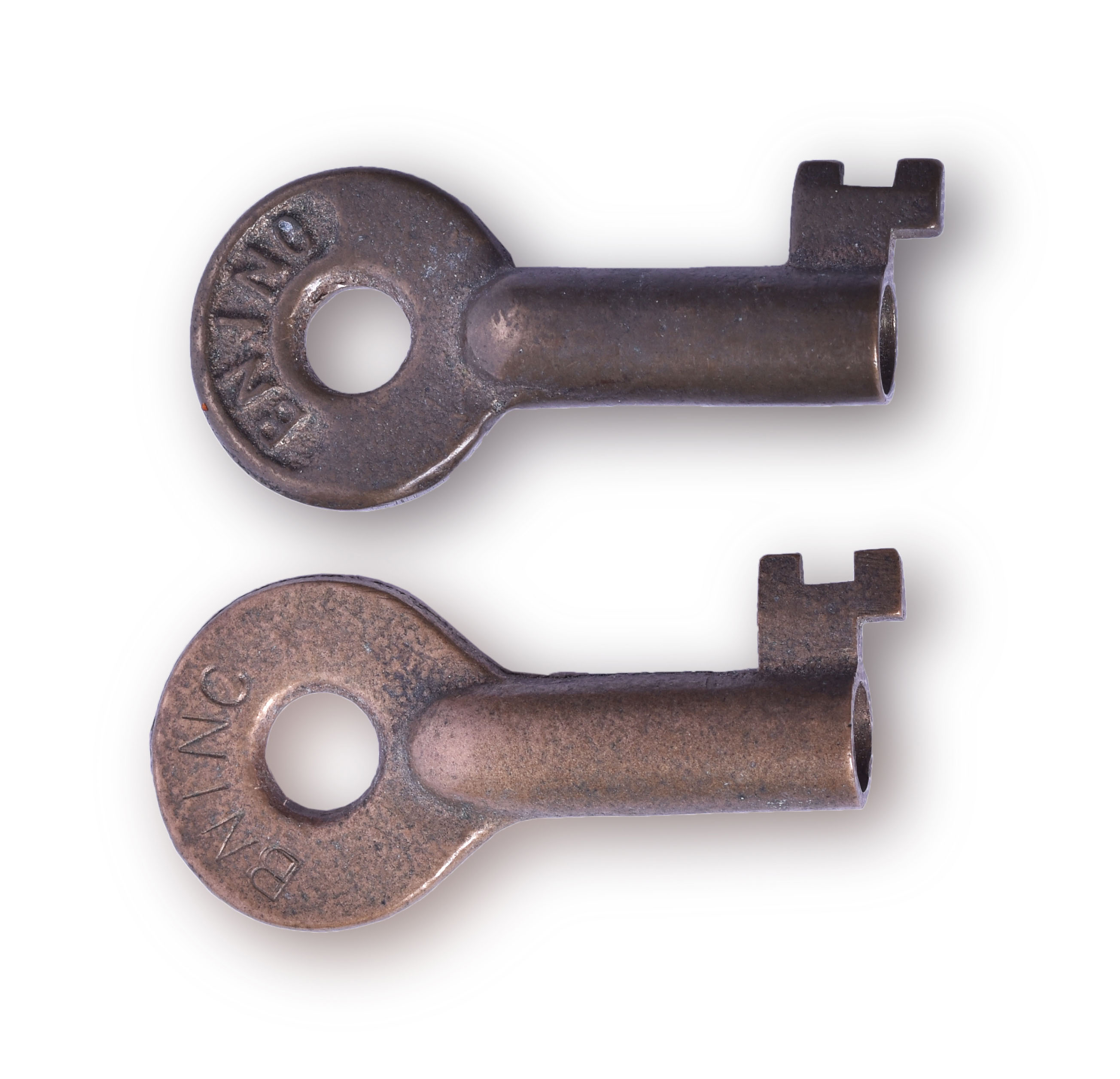 68 - Pair of Burlington Northern Railroad Keys thumbnail
