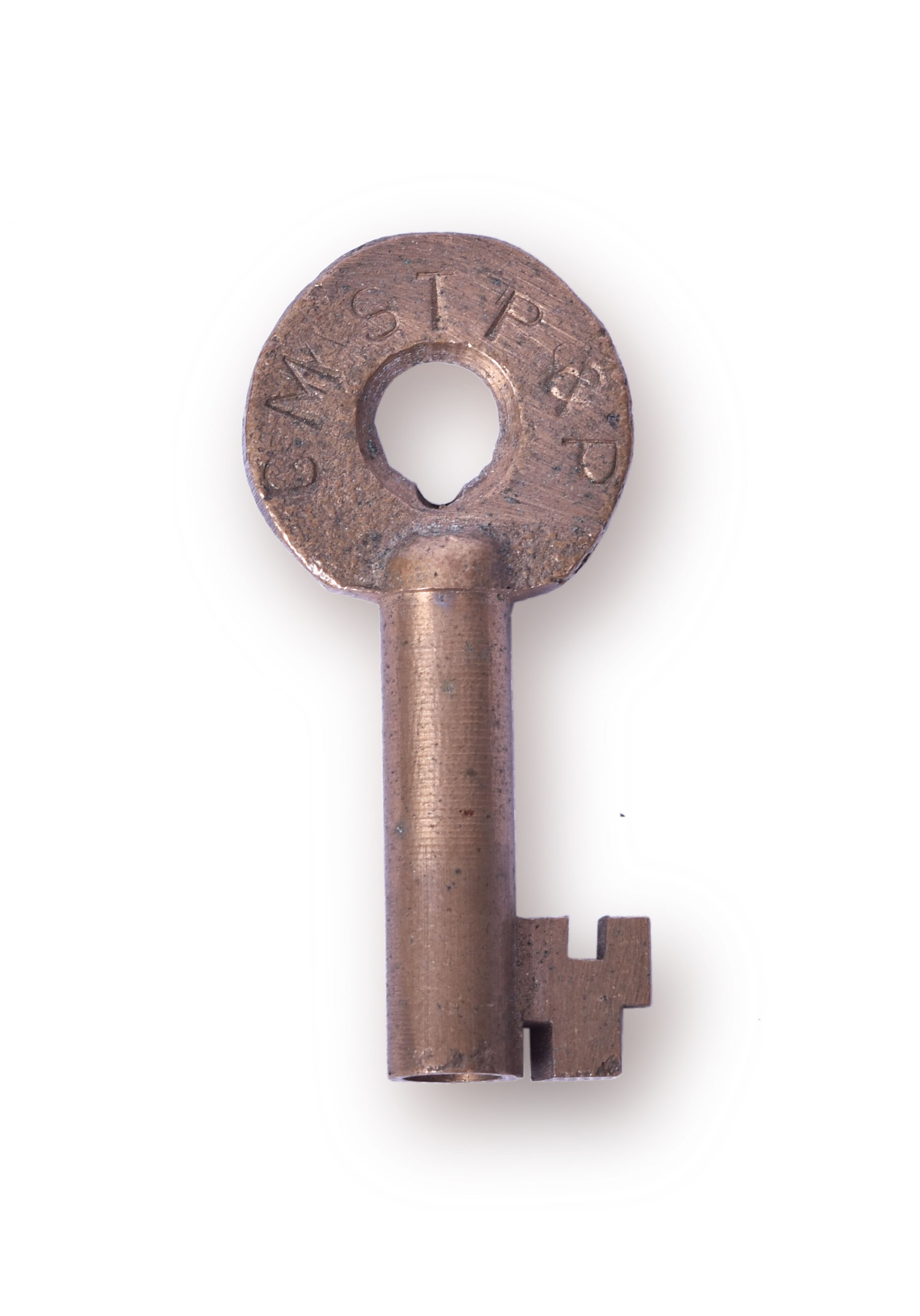 69 - Chicago, Milwaukee, St. Paul & Pacific / Milwaukee Road Railroad Adlake key thumbnail