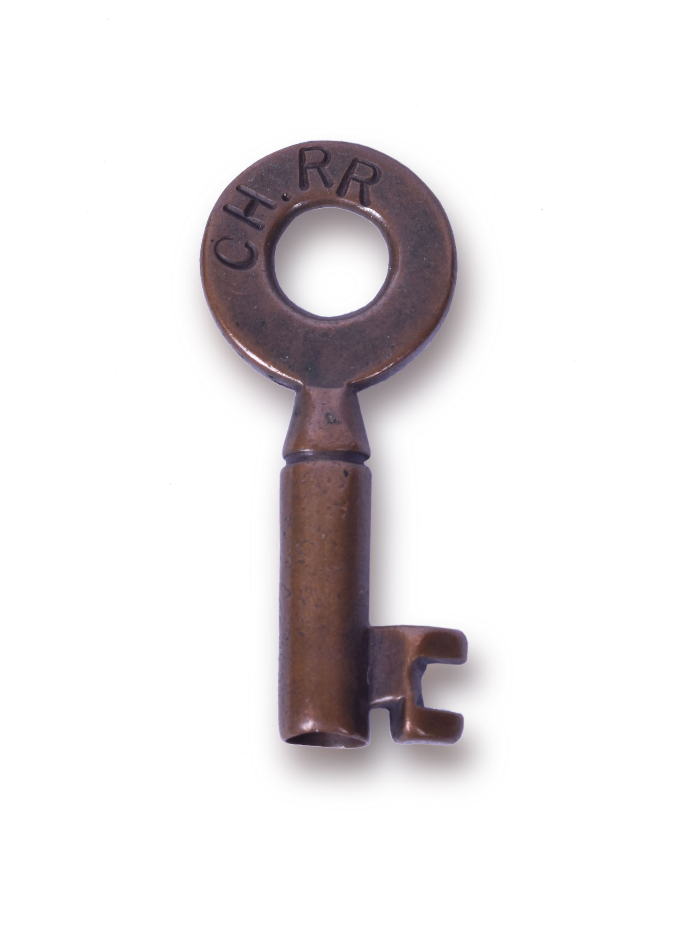 87 - Cincinnati Hamilton Railroad Single Ring Taper Barrel Switch Key thumbnail