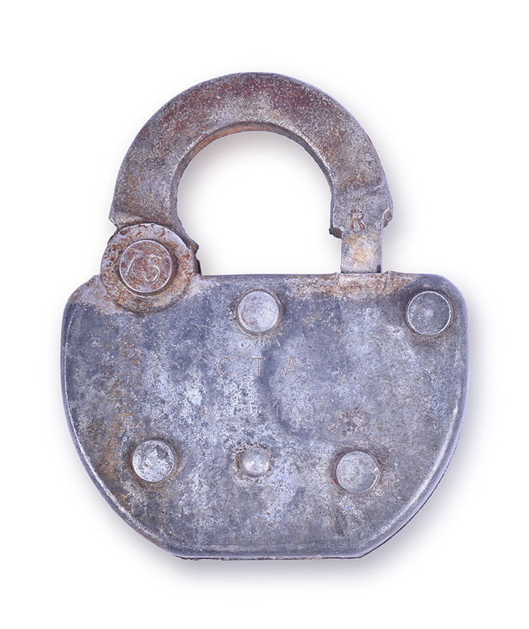 111 - Chicago Transit Authority Adlake Railroad Switch Lock thumbnail