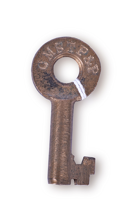 134 - Chicago Milwaukee St. Paul & Pacific Railway / Milwaukee Road Railroad key thumbnail