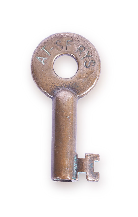 135 - Santa Fe Railroad Key - 