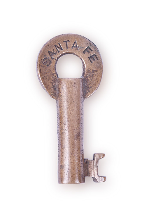 137 - Santa Fe A&W Railroad Key thumbnail
