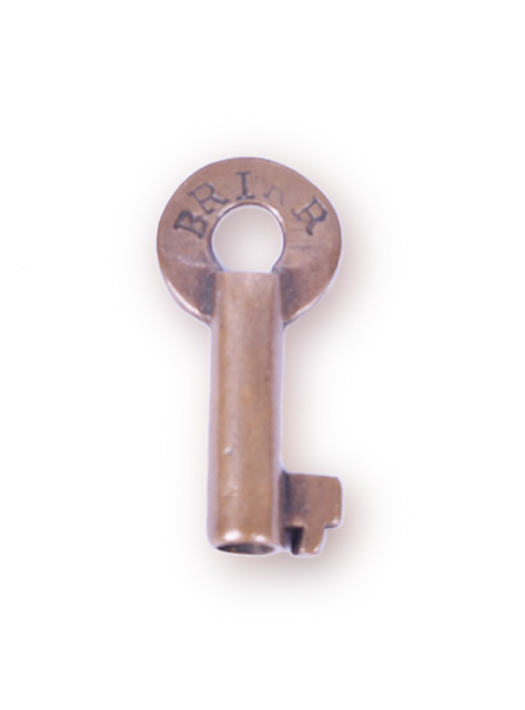 144 - Burlington Rock Island Railroad Slaymaker Brass Key thumbnail