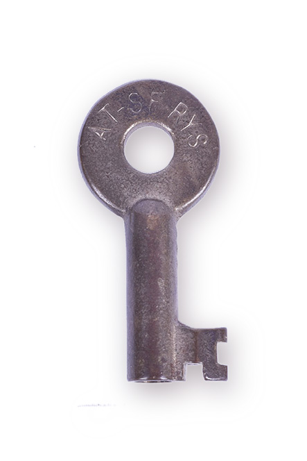 147 - Santa Fe Railroad Key thumbnail