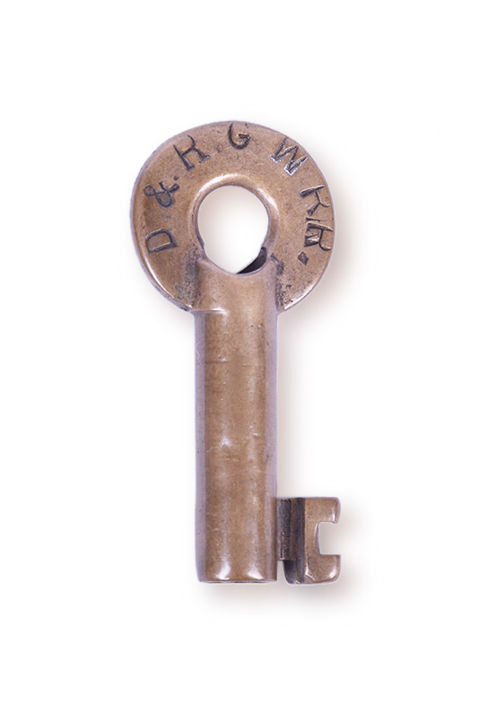 161 - Denver & Rio Grande Western Railroad A&W Switch Key thumbnail