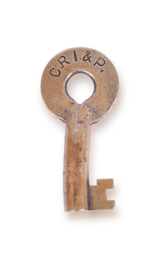 162 - Chicago Rock Island & Pacific Railroad Adlake Key thumbnail