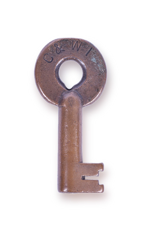 166 - Chicago & Western Indiana Railroad Adlake Key thumbnail