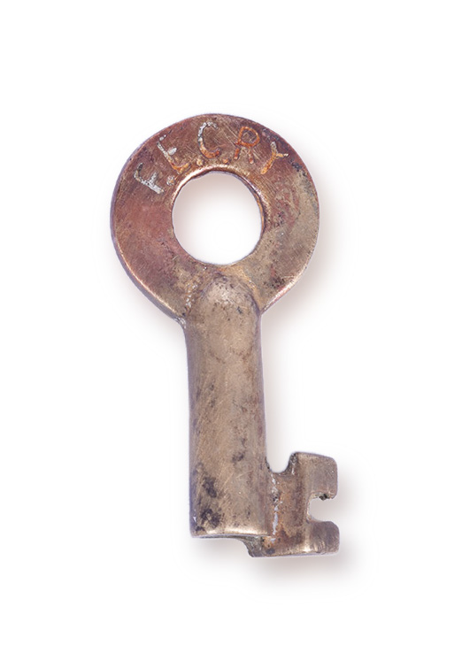 167 - Florida East Coast Railway Brass Key thumbnail
