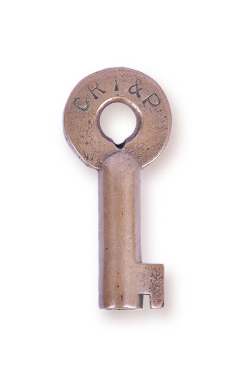 168 - Chicago Rock Island & Pacific Railroad Adlake Key thumbnail