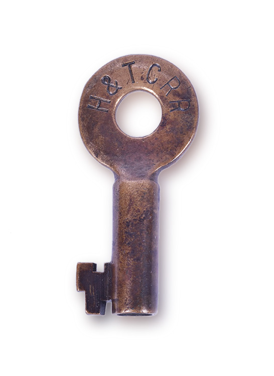 171 - Houston & Texas Central Railroad Brass Key thumbnail