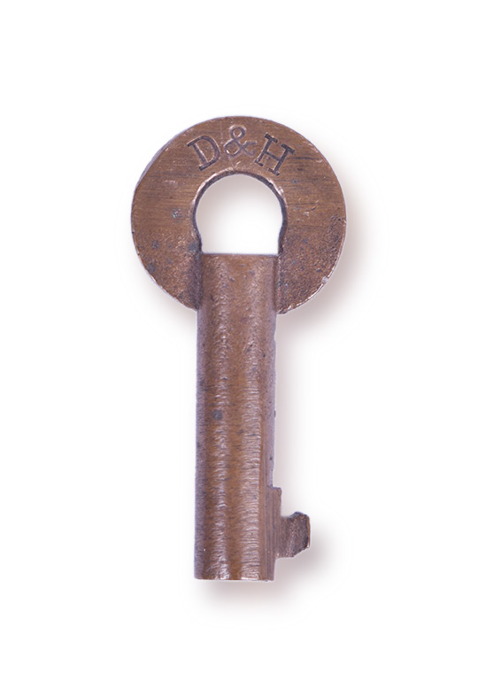 172 - Delaware & Hudson Railroad Brass Key thumbnail