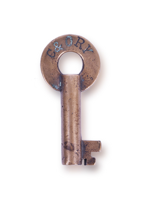 176 - Chesapeake & Ohio Slaymaker Railroad Key thumbnail