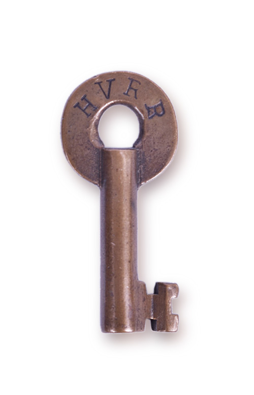 179 - Hocking Valley Railroad FS Hardware Key w/ Serial Number thumbnail