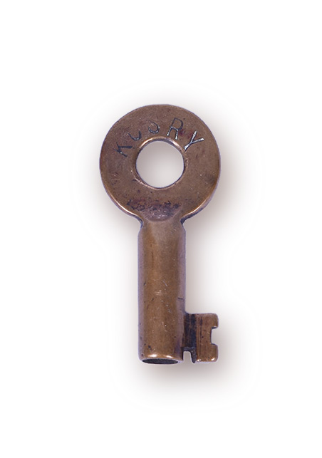 189 - Kansas City Southern Railway Brass Key thumbnail