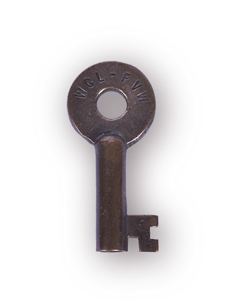 192 - Wisconsin Central Lines-Fox Valley Western Railroad Brass Key thumbnail