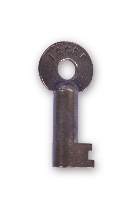 193 - Illinois Central Gulf Railroad Brass Key thumbnail