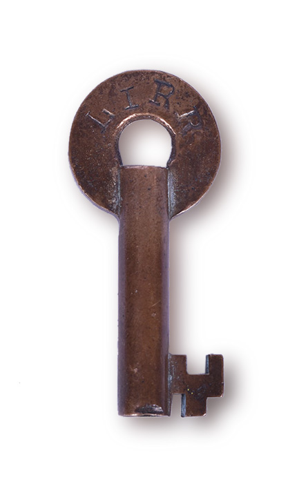 198 - Long Island Railroad FS Hardware Key w/ Serial Number and 