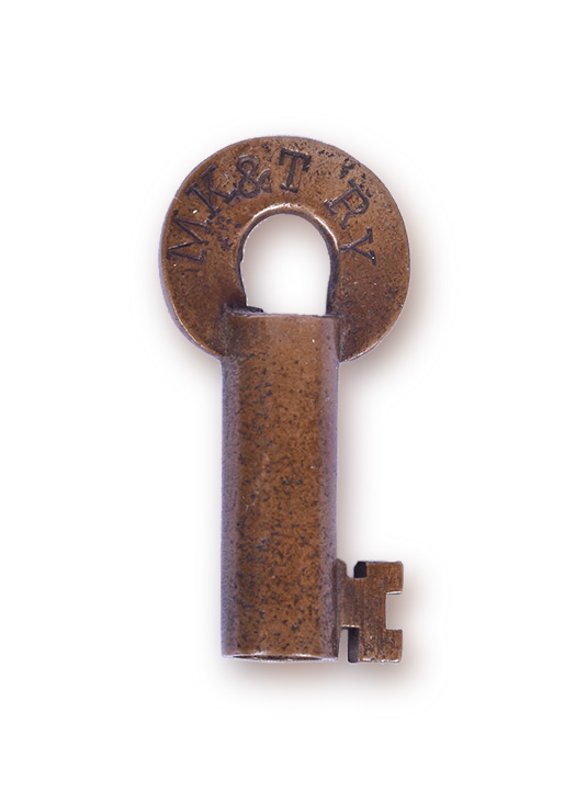 200 - Missouri, Kansas, and Texas Railroad Slaymaker Key. thumbnail