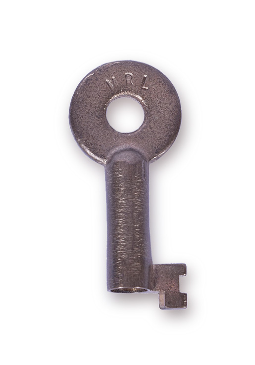 207 - Montana Rail Link Railroad Brass Key thumbnail