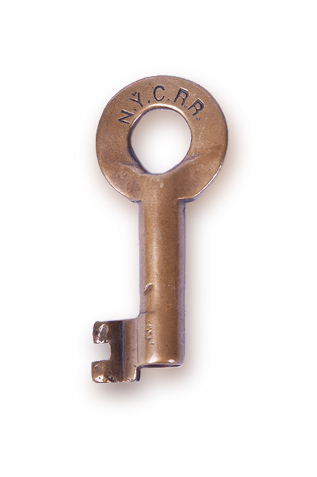 213 - New York Central Railroad Bohannan Tool House Key thumbnail