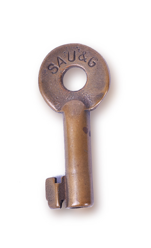 223 - San Antonio, Uvalde and Gulf Railway Brass Key thumbnail