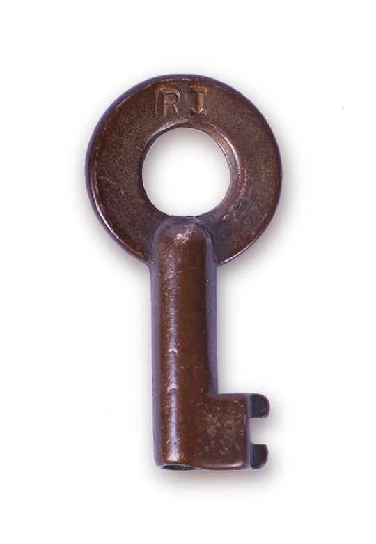 227 - Rock Island? Railroad Brass Key thumbnail