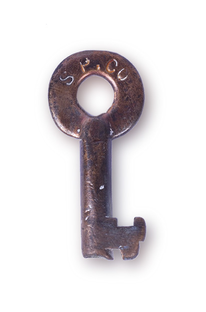 229 - Southern Pacific Railroad Switch Key w/ Serial Number thumbnail