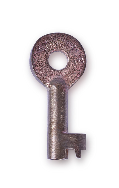 230 - Soo Line Railroad Brass Key thumbnail