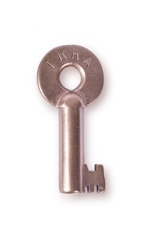 233 - Terminal Railroad Association Adlake Key w/ Serial Number thumbnail