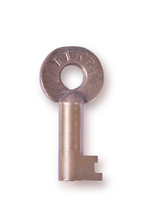 235 - Toldedo Terminal Railroad Adlake Switch Key w/ Serial Number thumbnail